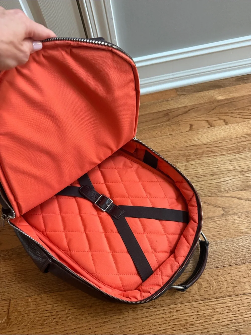 Martin Dingman Leather Backpack
